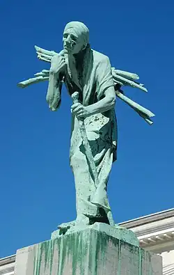 Winter / Die alte Holzfällerin, Pierre Braecke