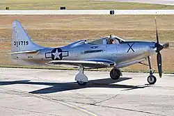 Die beteiligte P-63F-1 Kingcobra mit dem zivilen Luftfahrzeugkennzeichen N6763