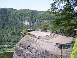 Das Belvedér von Schloss Bynovec (Binsdorf) im tschechischen Elbtal, Anfang 18.&nbsp;Jh.