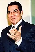Der 2011 gestürzte und geflohene Präsident Tunesiens Zine el-Abidine Ben Ali (Aufnahme aus dem Jahre 2006).