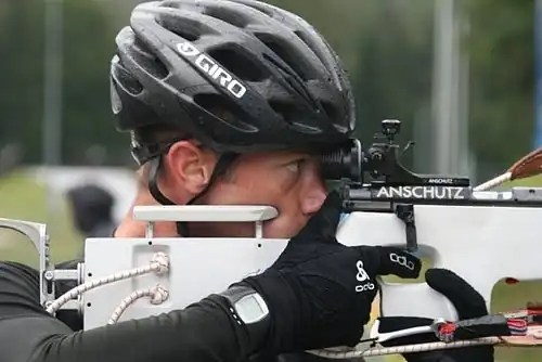 Woolley 2009 beim Schießtraining