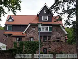 Eigenes Wohnhaus Heinrich Metzendorfs, Ernst-Ludwig-Straße 25 in Bensheim