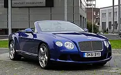 Bentley Continental GTC, geöffnet (2011–2015)