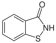 Struktur von Benzisothiazolinon