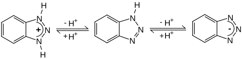 Protolysegleichgewichte von 1H-Benzotriazol