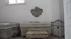 Sarkophage der Familie von Berkentin, heute im Chor