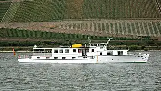 Die Mainz auf dem Rhein