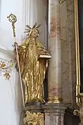 Heilige Walburga am nördlichen Seitenaltar