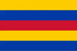 Flagge der Gemeinde Bergen