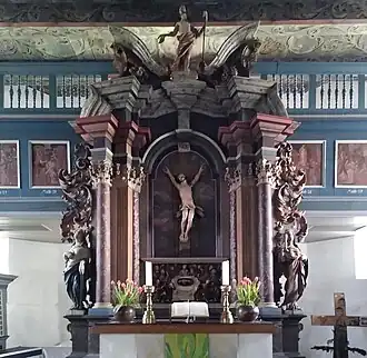 Barockaltar vor der Ostempore