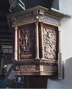 Auferstehung und Himmelfahrt auf der Kanzel