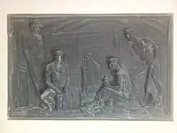 Relief im Foyer des Hauses 8