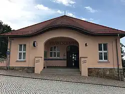 Gebäude der Bergstation in Augustusburg