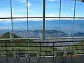 Blick auf Quito von der Bergstation der Seilbahn