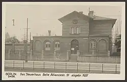 Steuerhaus vor dem Halleschen Tor an der Belle-Alliance-Straße (heute Mehringdamm)