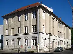 Ehemalige 9./10. Communal-Armenschule in der Hirtenstraße 4, Ecke Kleine Alexanderstraße
