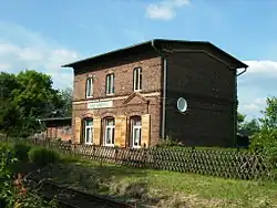 Ehemaliger Bahnhof der Heidekrautbahn