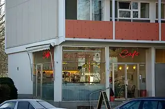 Café, Schwedenhaus, Berlin (1957).