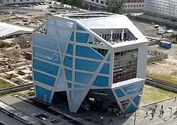 Blick vom Dom auf die Humboldt-Box im September 2011