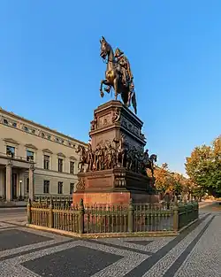 Christian Daniel Rauch: Reiterstandbild Friedrichs des Großen (1851), Berlin, Unter den Linden.