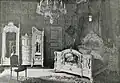 Luxuriöses Schlafzimmer der oberen Preisklasse, 1904