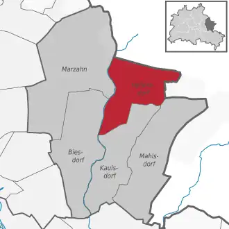Ortsteile des Bezirks Marzahn-Hellersdorf