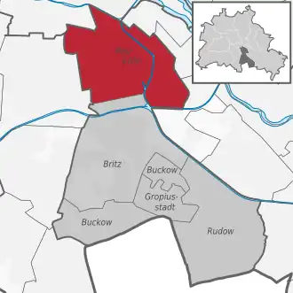 Neukölln auf der Karte von Neukölln