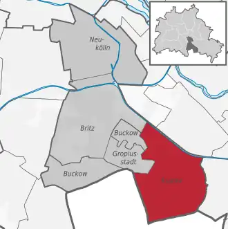 Ortsteile des Bezirks Neukölln