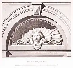 Detail Bogen Exedra, 1886