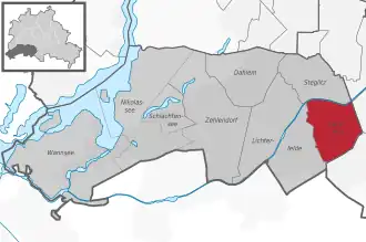 Ortsteile des Bezirks Steglitz-Zehlendorf
