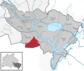 Ortsteile des Bezirks Treptow-Köpenick