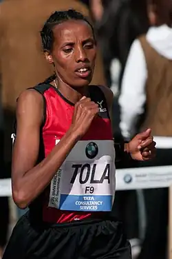 Die achtplatzierte Fate&nbsp;Tola&nbsp;Geleto