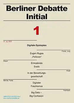 Deckblatt von Heft 1/2020