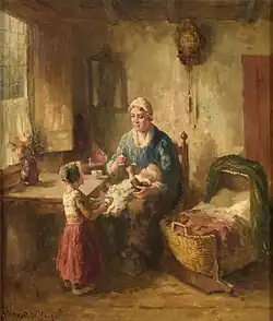 Bernard de Hoog: Das Neugeborene, Privatsammlung