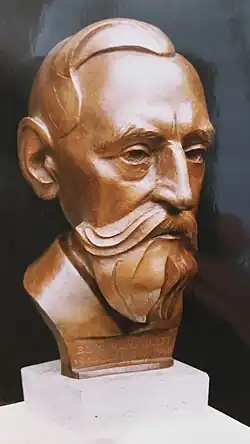 Büste Bernhard Kleff im Bochumer Stadtarchiv