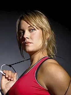 Mit 58,83&nbsp;m hatte Berta Castells keine Chance auf die Finalteilnahme