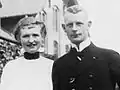 Bertold von der Decken Marineoffizier und Landwirt (1889-1970) mit seiner Frau Hedwig (1895–1988).