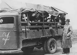 Abtransport aus Klöstitz