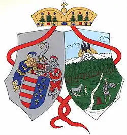 Wappen des Komitats Beszterce-Naszód