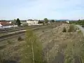 Blick über den verwaisten Rangierbahnhofsteil