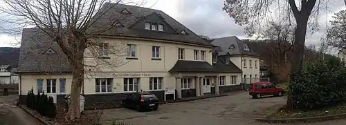 Das Empfangsgebäude aus den 1910er Jahren