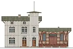 Bahnstation Marienfelde 1889