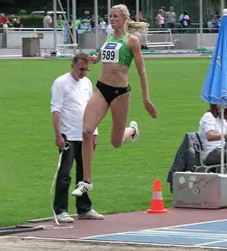 Bianca Kappler Rang fünf mit 6,48&nbsp;m