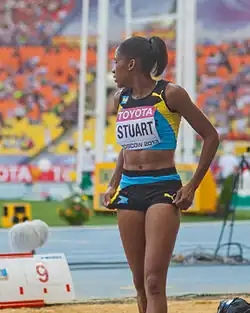 Bianca Stuart Rang acht mit 6,44&nbsp;m