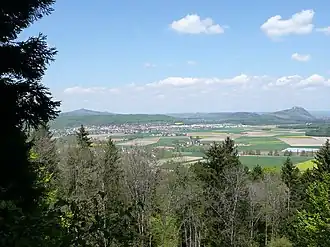 Blick vom Bucher Säntis über das Bibertal