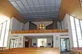 Innenansicht der katholischen Kirche Bichelsee