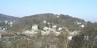Blick von der Sparrenburg auf den Johannisberg