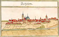 Stadt Bietigheim um 1684[9]