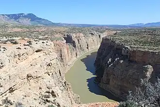 Bighorn River im Bighorn Canyon