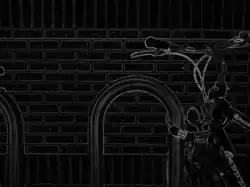 Normalisierte Gradientengröße des Scharr-Operators